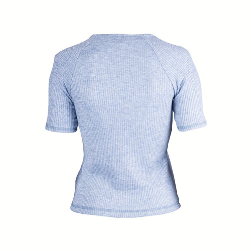 Blusa con lurex ALEXIS manga ranglan para dama