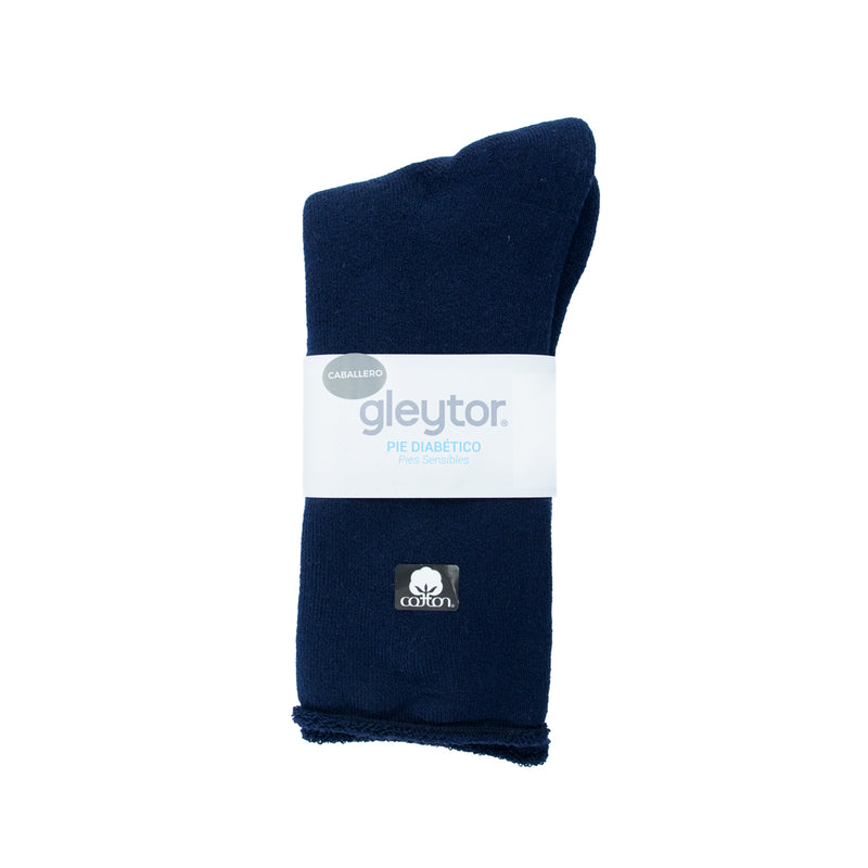 Calcetin para diabético GLEYTOR liso para hombre