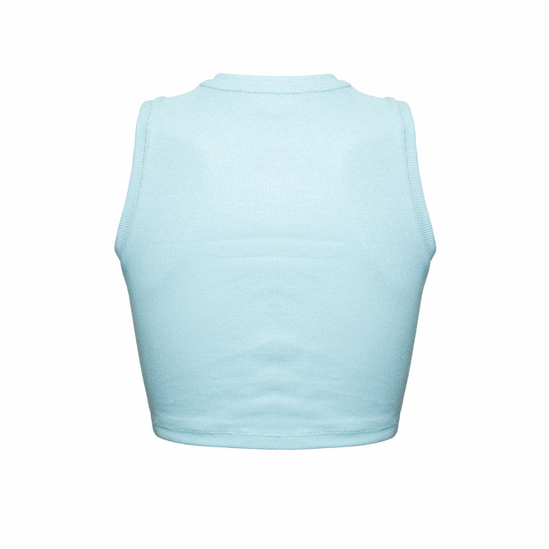 Playera tipo crop top ONLY lisa para dama