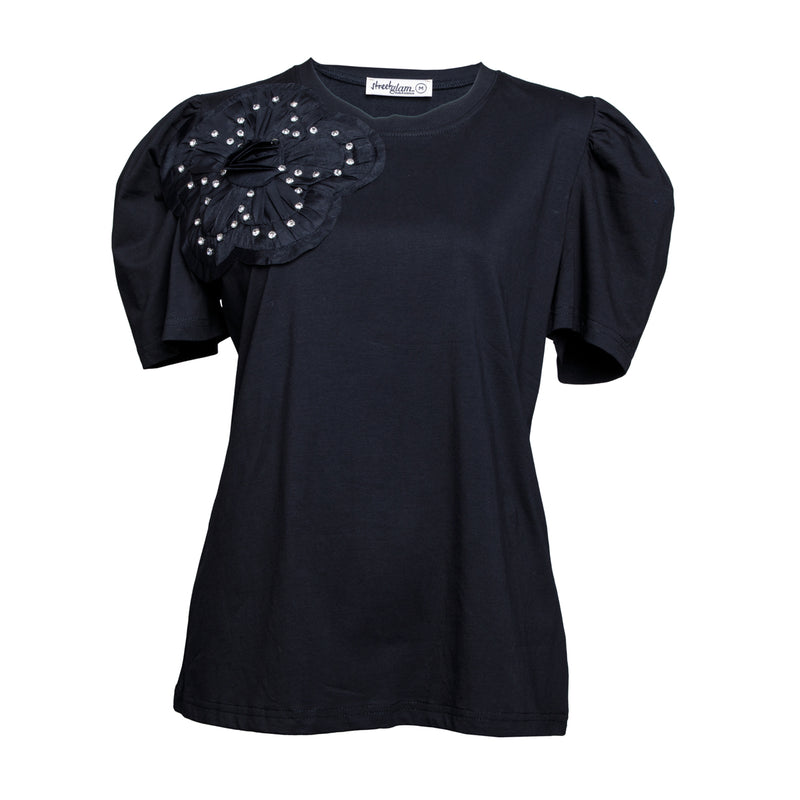 Playera flor integrada STREET para dama