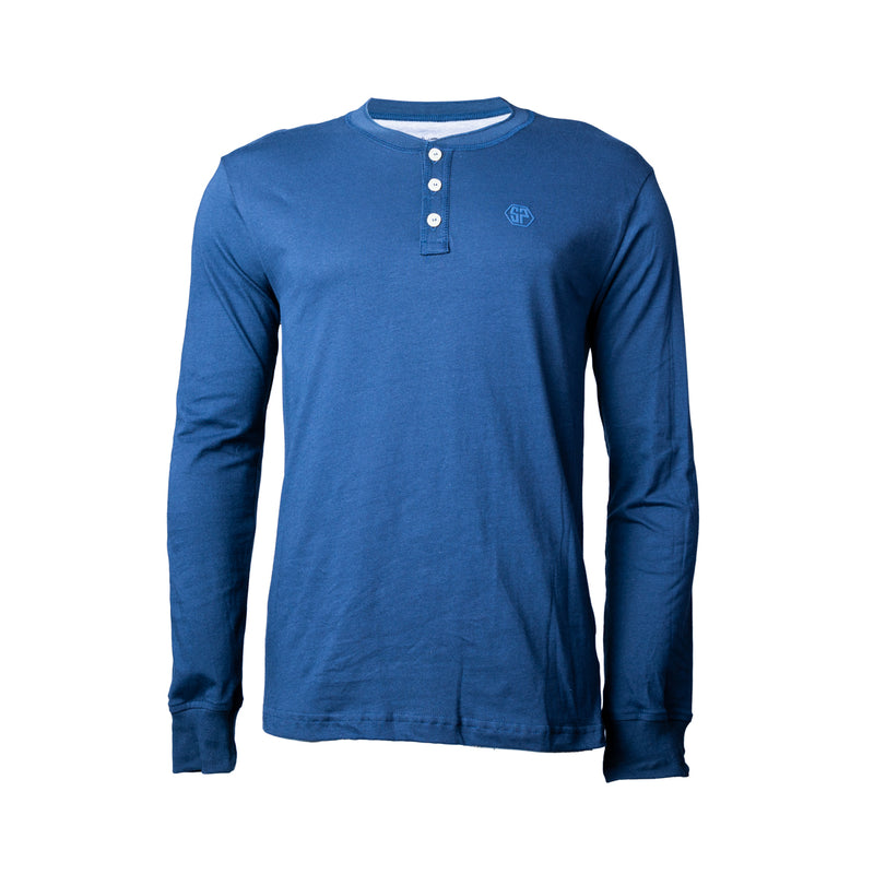 Playera henley SILVER PLATE para hombre