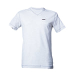 Playera cuello V SILVER PLATE lisa para hombre