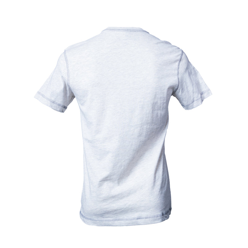 Playera cuello V SILVER PLATE lisa para hombre