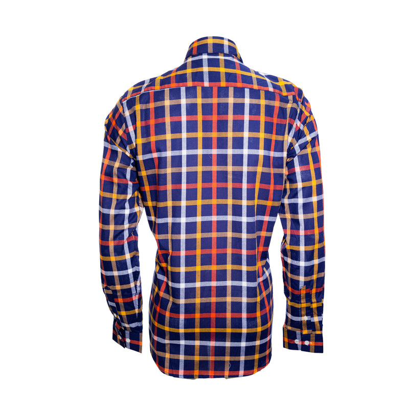 Camisa casual MR ORTEGA manga larga para hombre