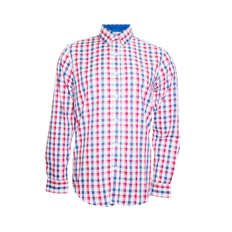 Camisa casual MR ORTEGA manga larga para hombre