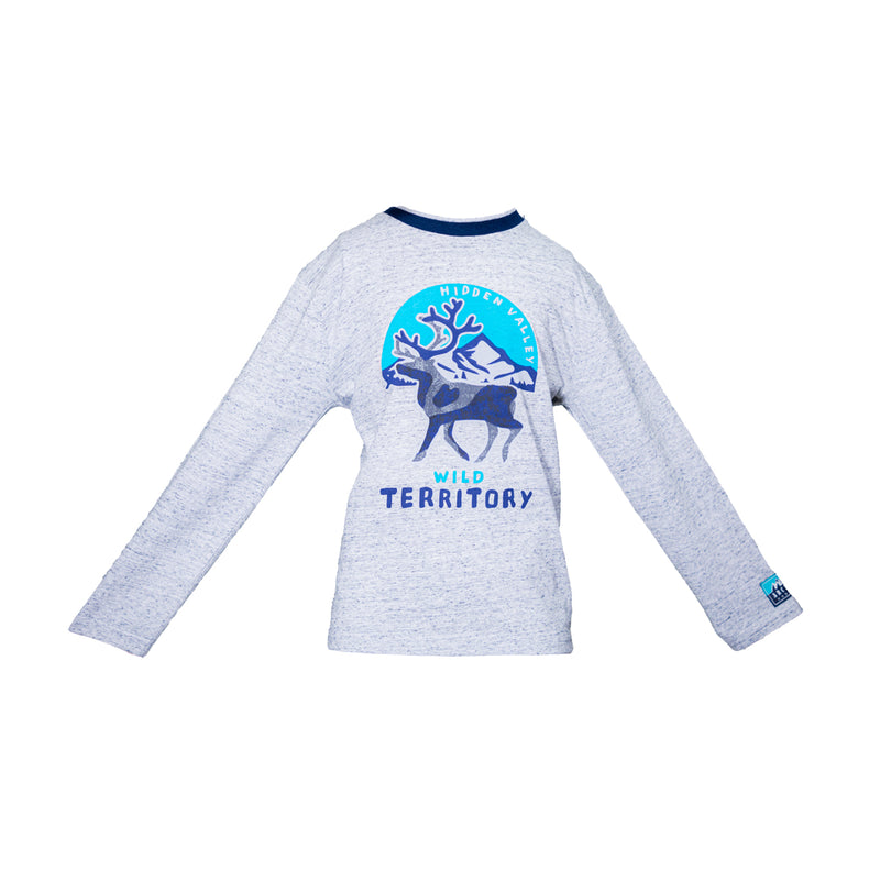 Playera casual BOBOLI manga larga para niño