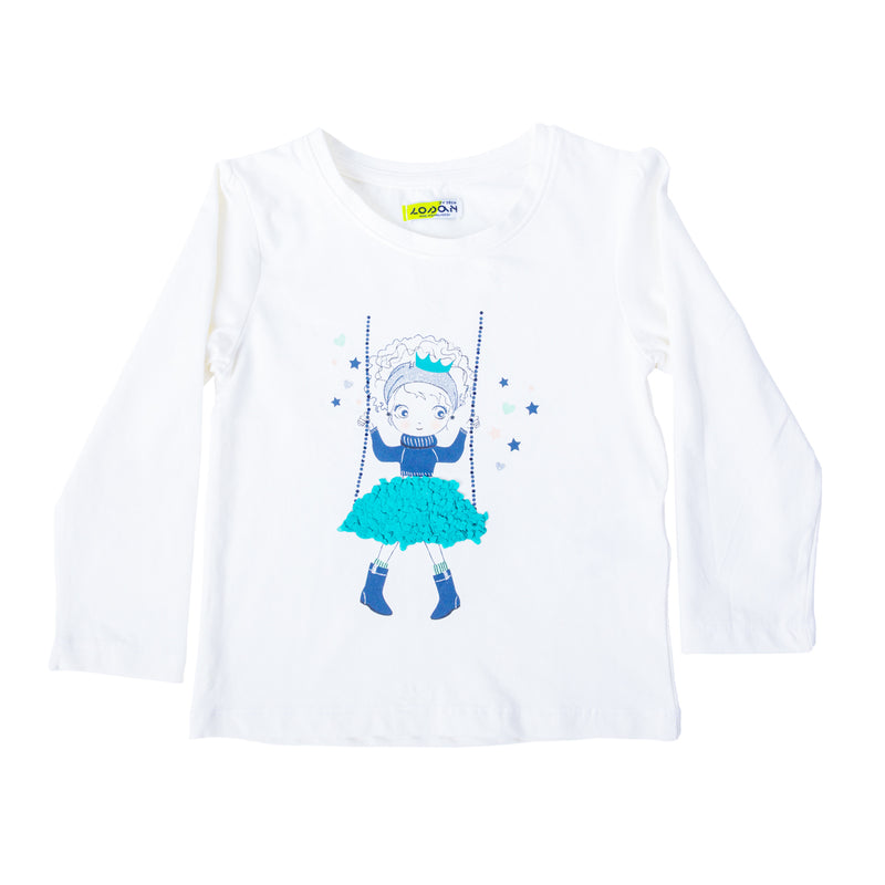 Playera manga larga LOSAN para niña