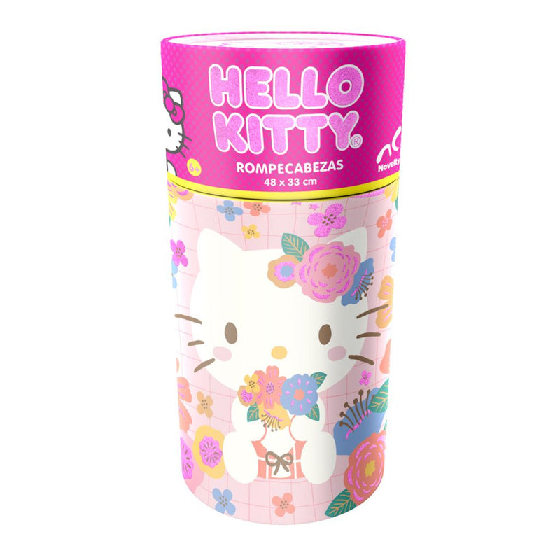 Rompecabezas Hello Kitty Empaque Cilíndrico de 60 piezas