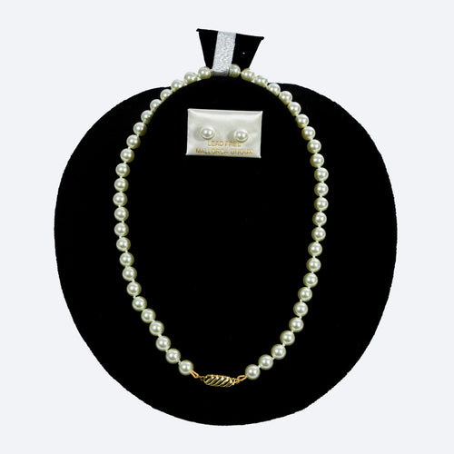 Set de perlas ARETTE collar y aretes