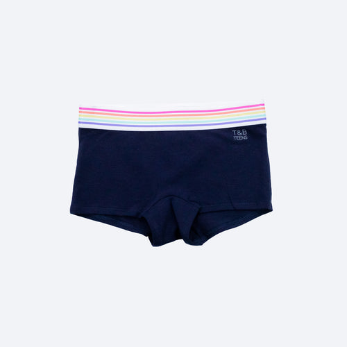 Boxers de algodón TOP & BOTTOMS rainbow para niña