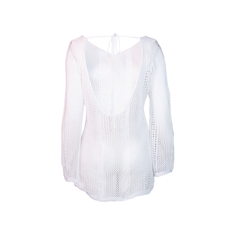Salida para playa TWIST SIDE tipo blusón para mujer