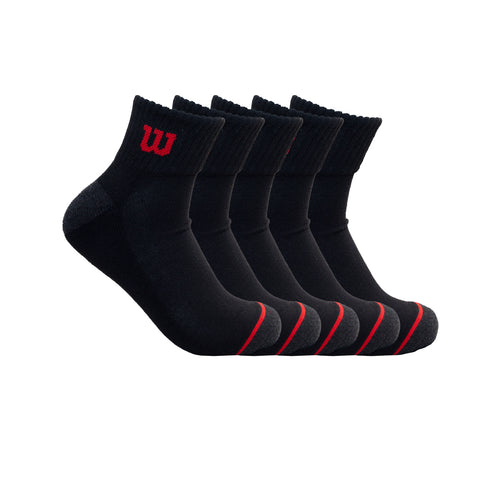 5pack calcetin afelpado WILSON quarter para hombre