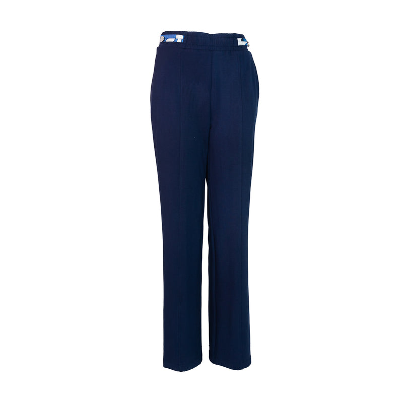 Pants liso FOLEYS elástico en cintura, bolsas en costados para mujer