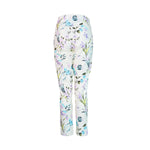 Pantalón estampado floral ALEXIS cintura media y pierna skinny para mujer