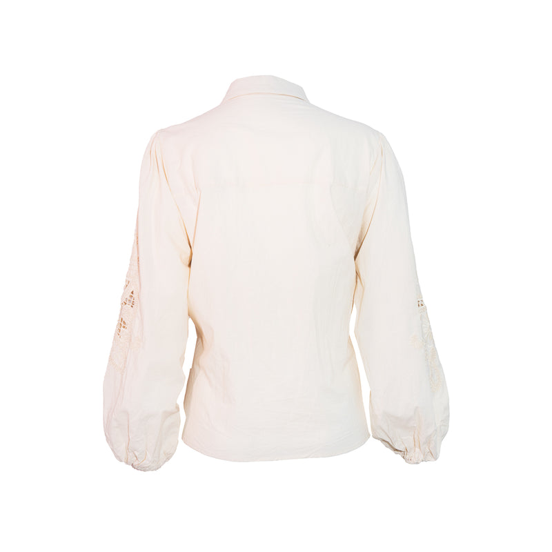 Blusa camisera STREET GLAM con bordado para mujer