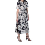 Vestido estampado STREET GLAM con cinta para dama