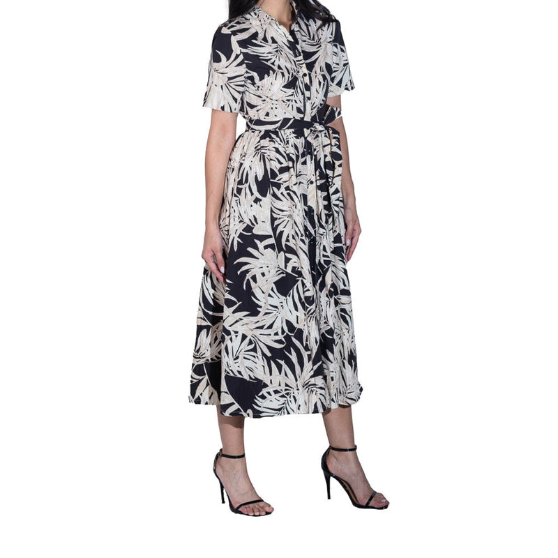 Vestido estampado STREET GLAM con cinta para dama