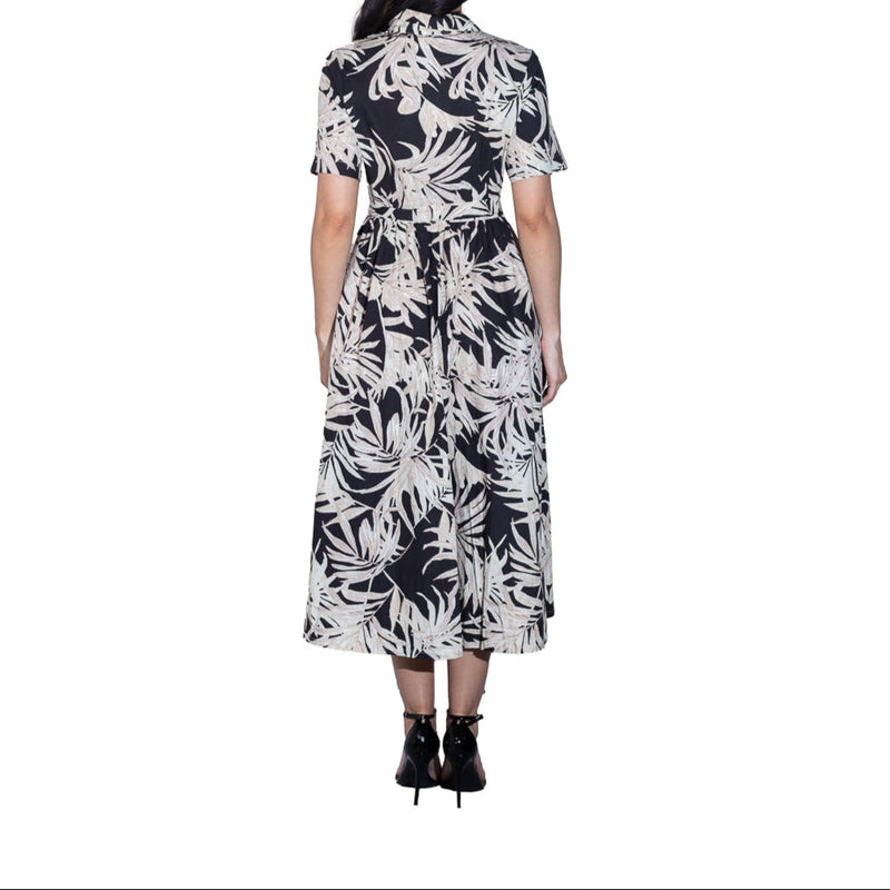 Vestido estampado STREET GLAM con cinta para dama