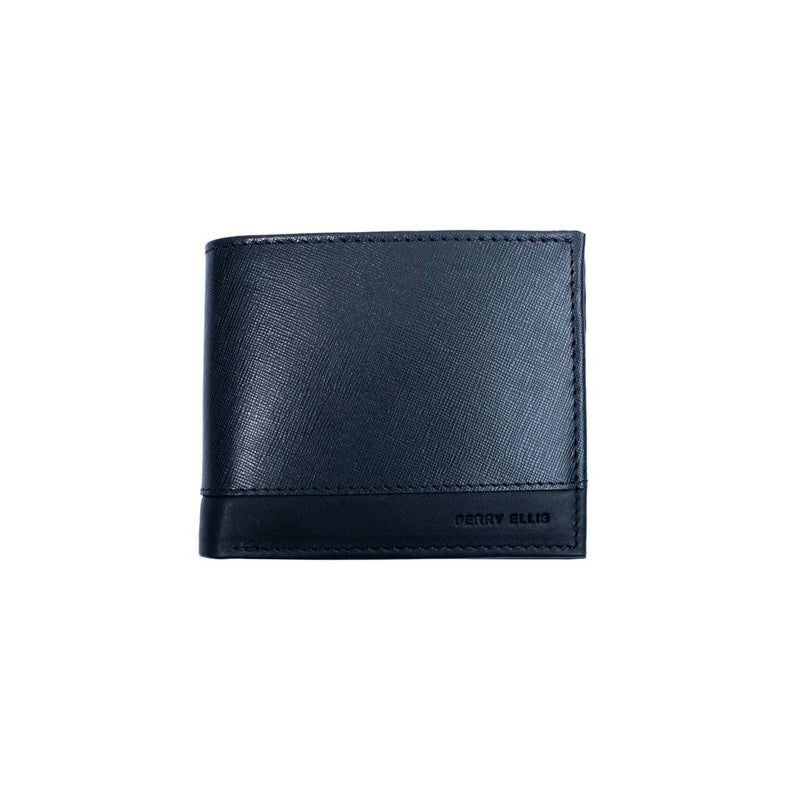 Billetera de piel PERRY ELLIS elegante y formal para hombre