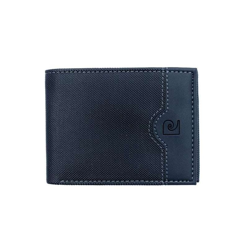 Billetera de piel POLO CLUB casual con detalles de costura para hombre