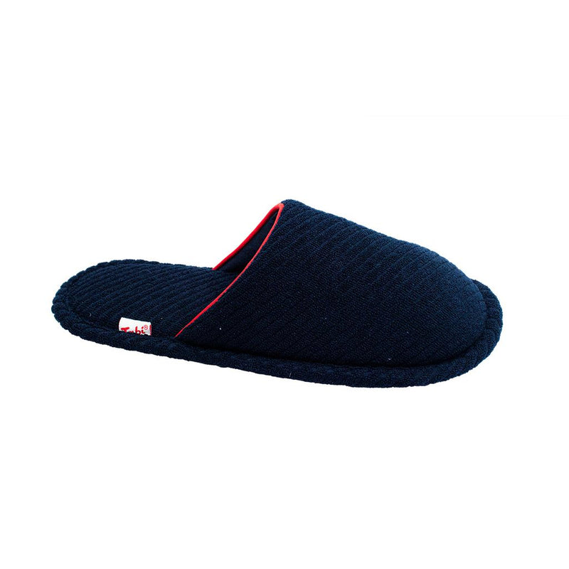 Pantuflas abiertas TABI cómodas y cálidas con detalles de color para hombre