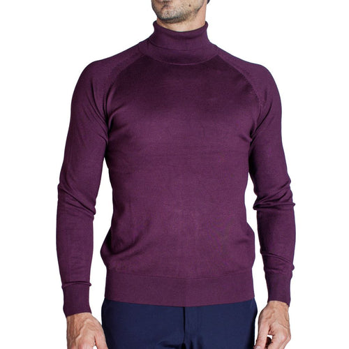 Sueter cuello mock GENERRA manga larga y tejido para hombre