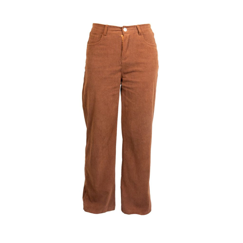 Pantalón de pana STREET STYLE corte recto para dama