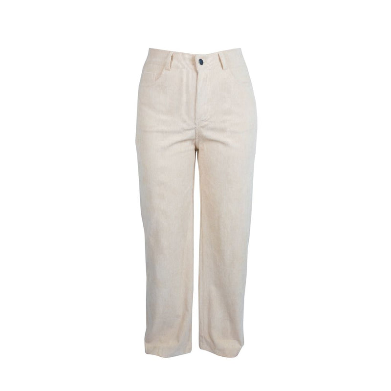Pantalón de pana STREET STYLE corte recto para dama