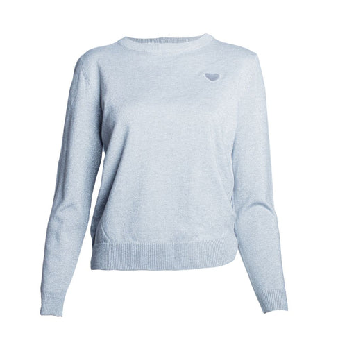 Sueter casual STREET GLAM con cuello en "V" estilo universitario para mujer