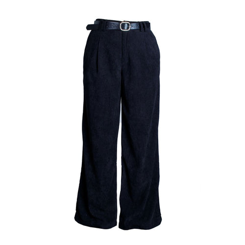 Pantalón de pana STREET GLAM corte recto para mujer