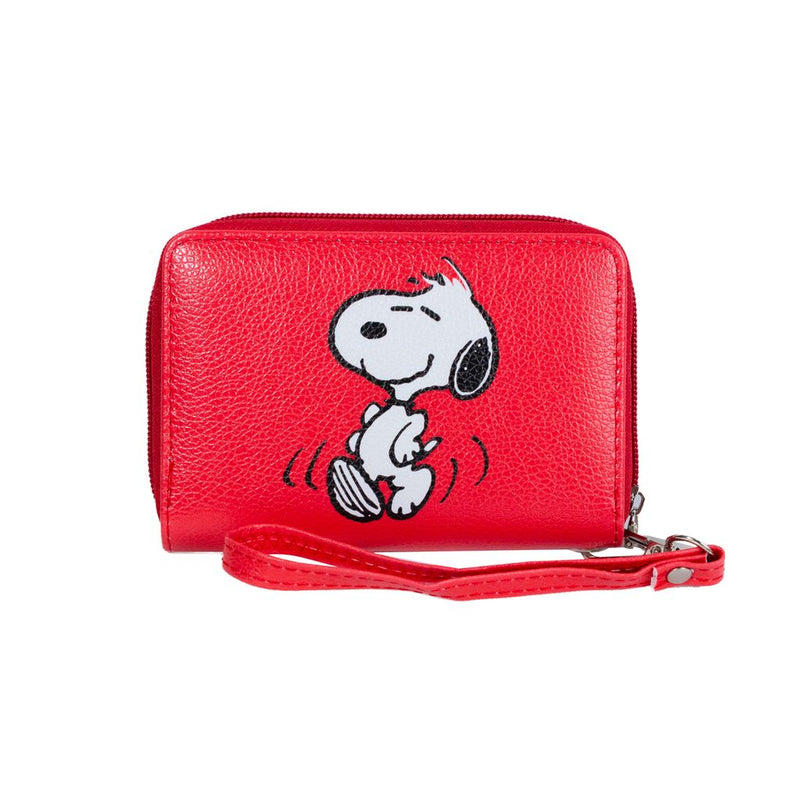 Cartera juvenil PEANUTS color rojo