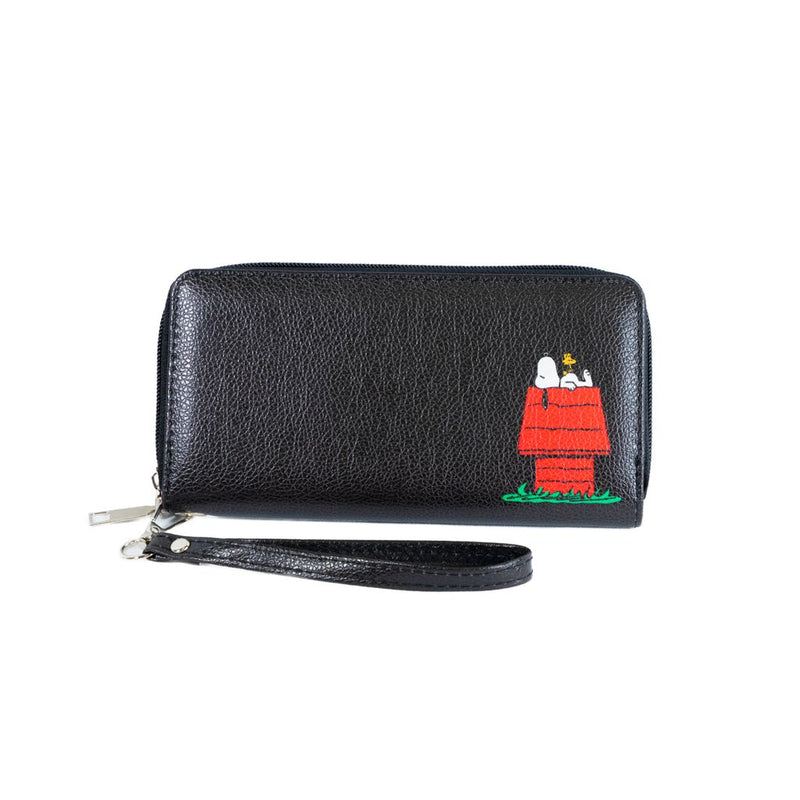 Cartera juvenil PEANUTS color negro