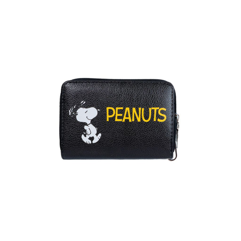 Cartera juvenil PEANUTS color negro