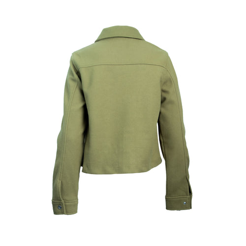 Camisola de gabardina STREET GLAM con cuello de pana para dama