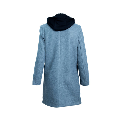 Abrigo 3/4 STREET GLAM con hoodie integrada para dama
