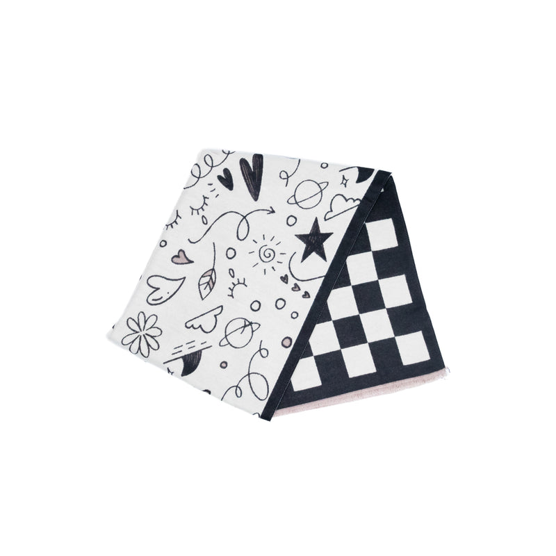 Bufanda tipo chalina casual-formal TWIST SIDE suave y abrigadora varios diseños para dama