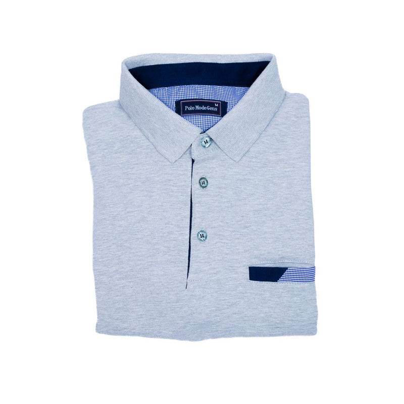 Playera  tipo polo MODE GENS manga larga para hombre