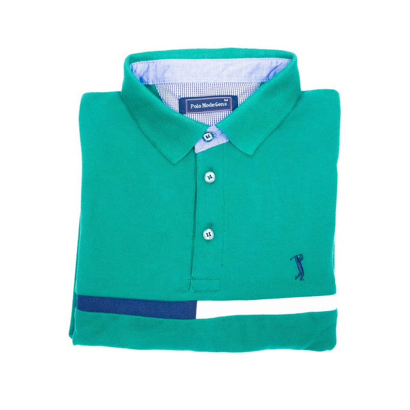 Playera  tipo polo MODE GENS manga larga para hombre