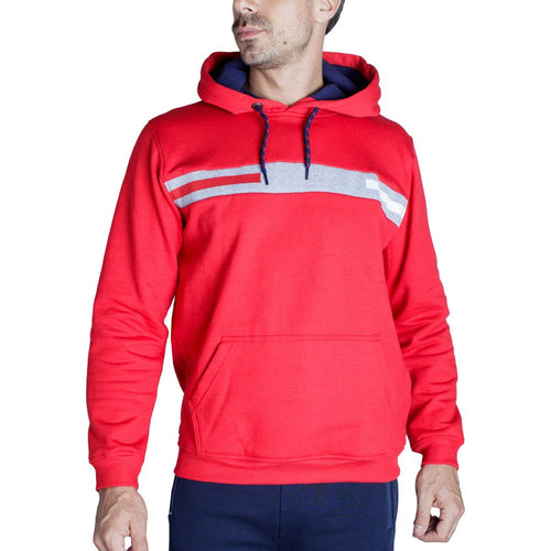 Hoodie ligera MODE GENS con jaretas funcionales para hombre