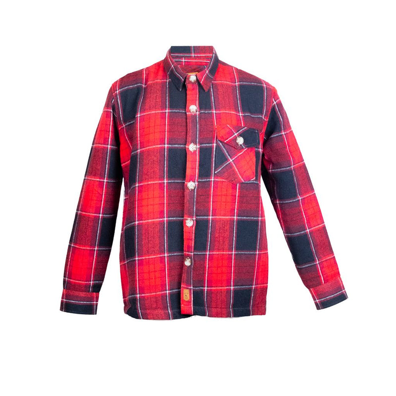 Camisola forrada OAKTREE a cuadros para hombre