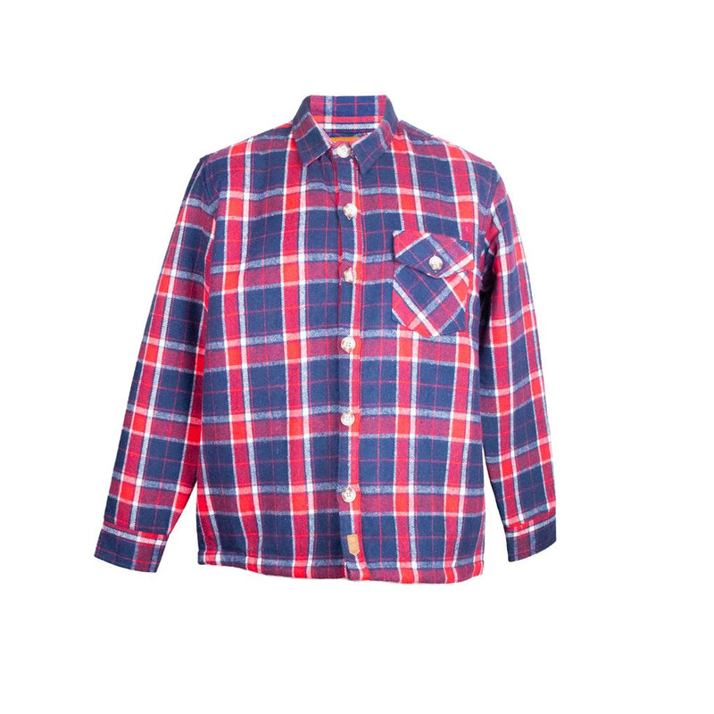 Camisola forrada OAKTREE a cuadros para hombre