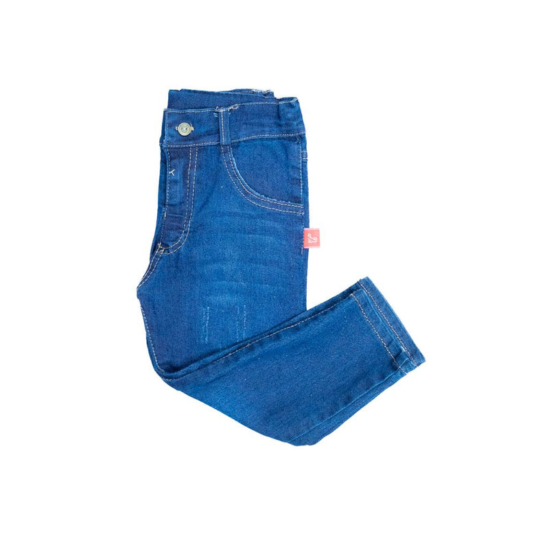 Conjunto de chamarra y jeans MIKY capitonada para bebé