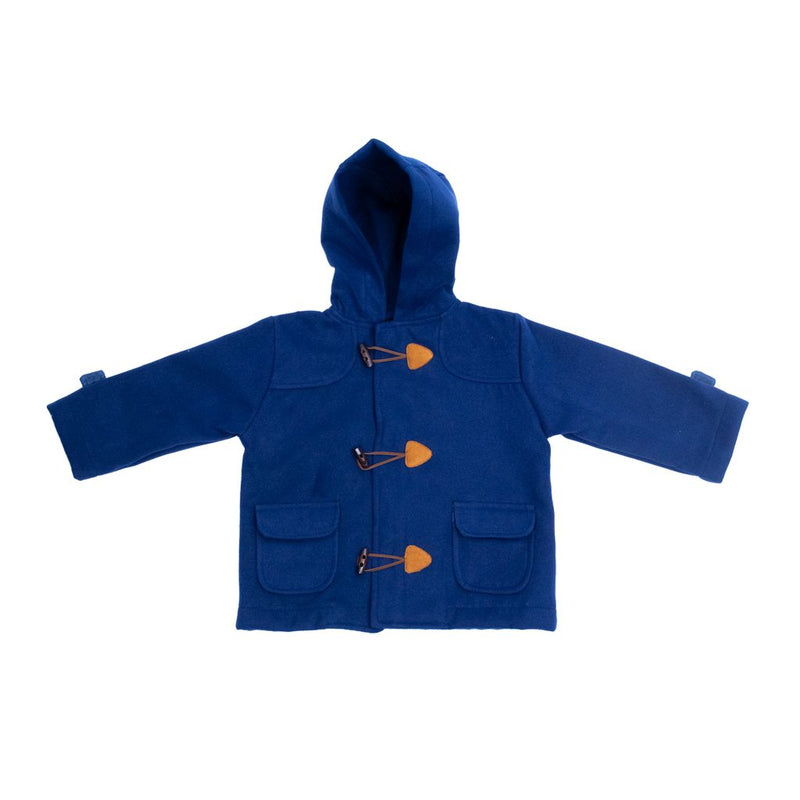 Abrigo con gorro MIKY con cierre y botones para bebé