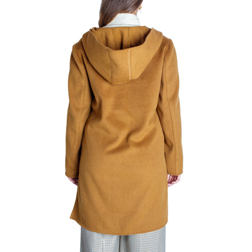 Abrigo casual FOLEYS teddy bear camel para mujer