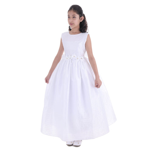 Vestido largo MUÑEQUITAS de ceremonia para niña