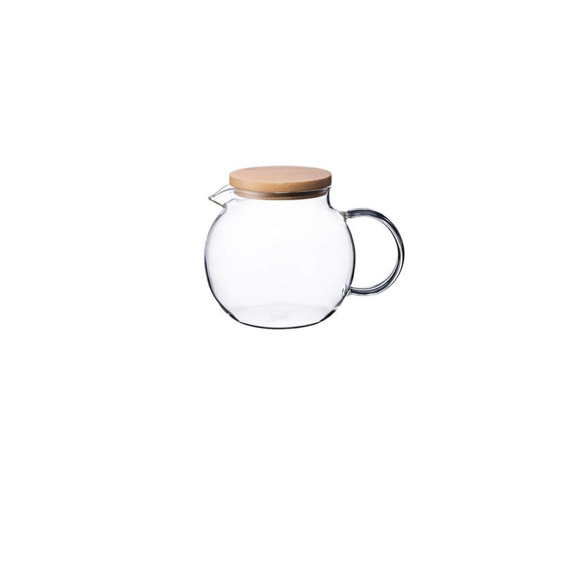 Jarra de cristal HAPPY KITCHEN AWARE con tapa de bambú 1.8 LT