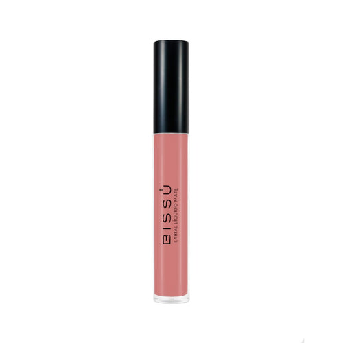 Labial líquido BISSU acabado mate palo de rosa
