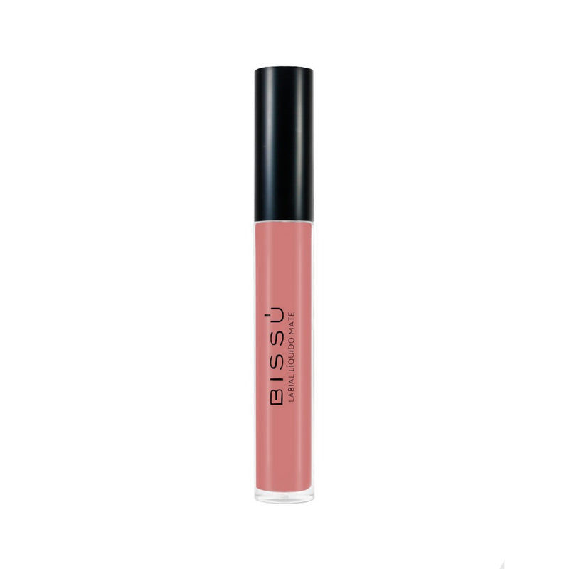 Labial líquido BISSU acabado mate palo de rosa