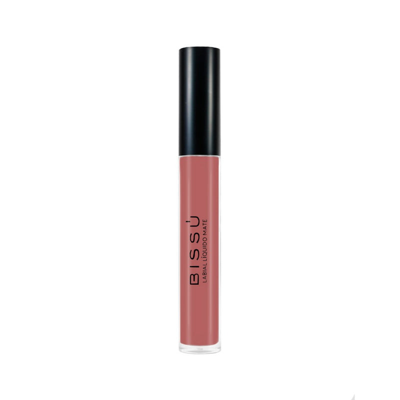 Labial líquido BISSU acabado mate salmón
