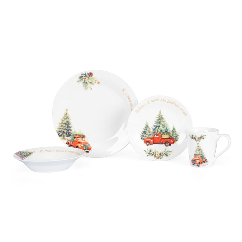 VAJILLA MERRY16 12PZ CROWN BACCARA